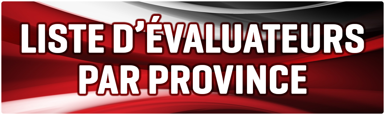 Evaluators By Province - FR