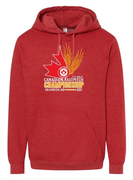 Heather Red Hoody