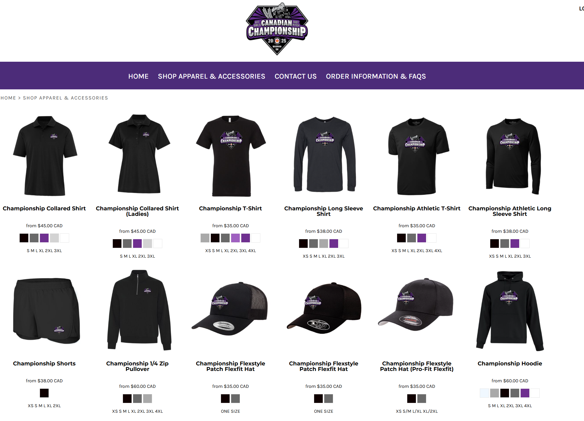 The Official Apparel Store is Now Open!
