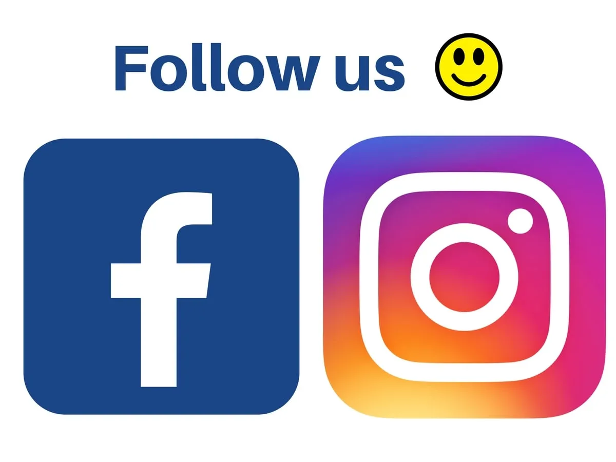 Follow Us on Facebook and Instagram