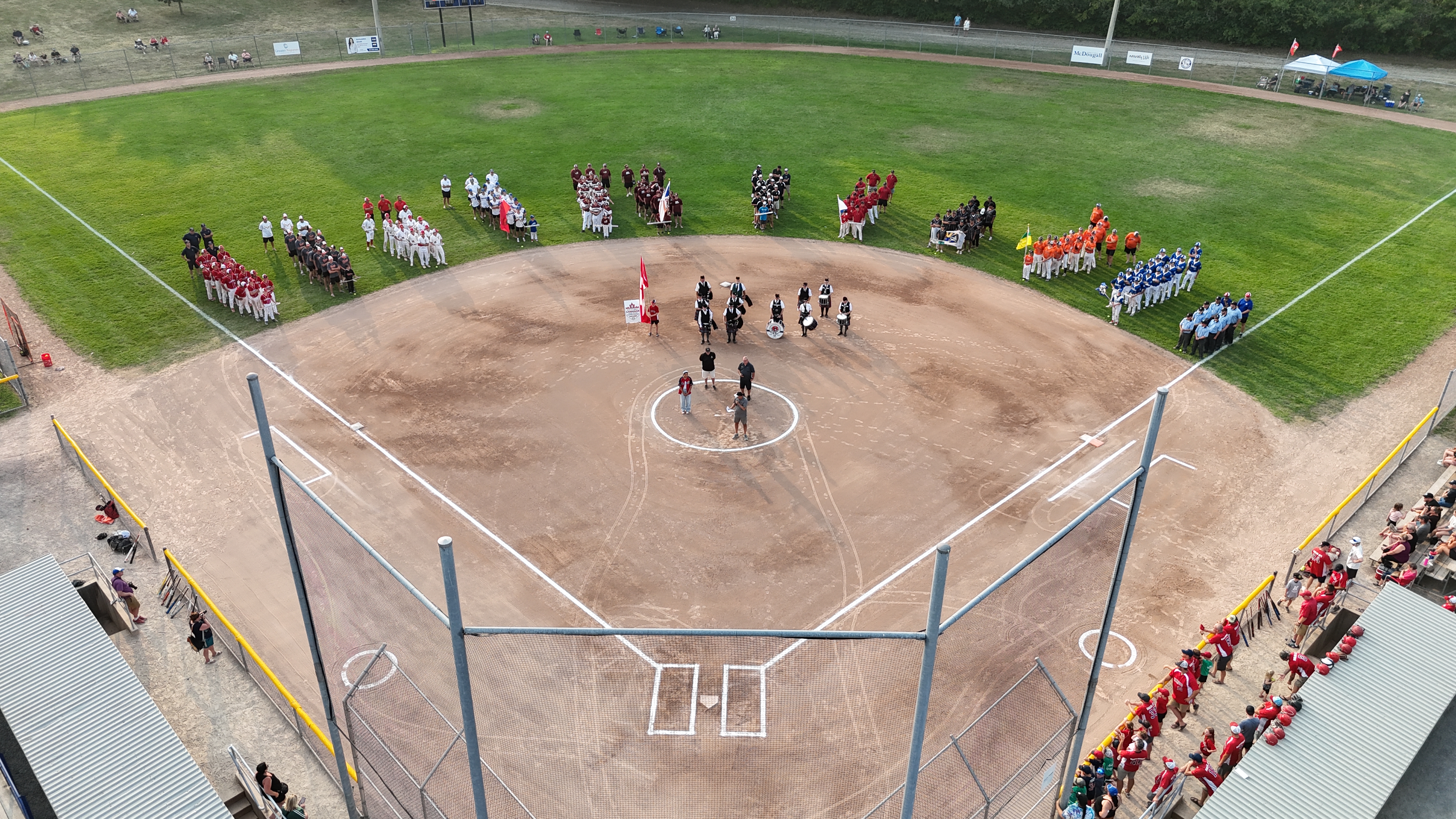Day 1 at the U17 Men's Canadian Fast Pitch Championships