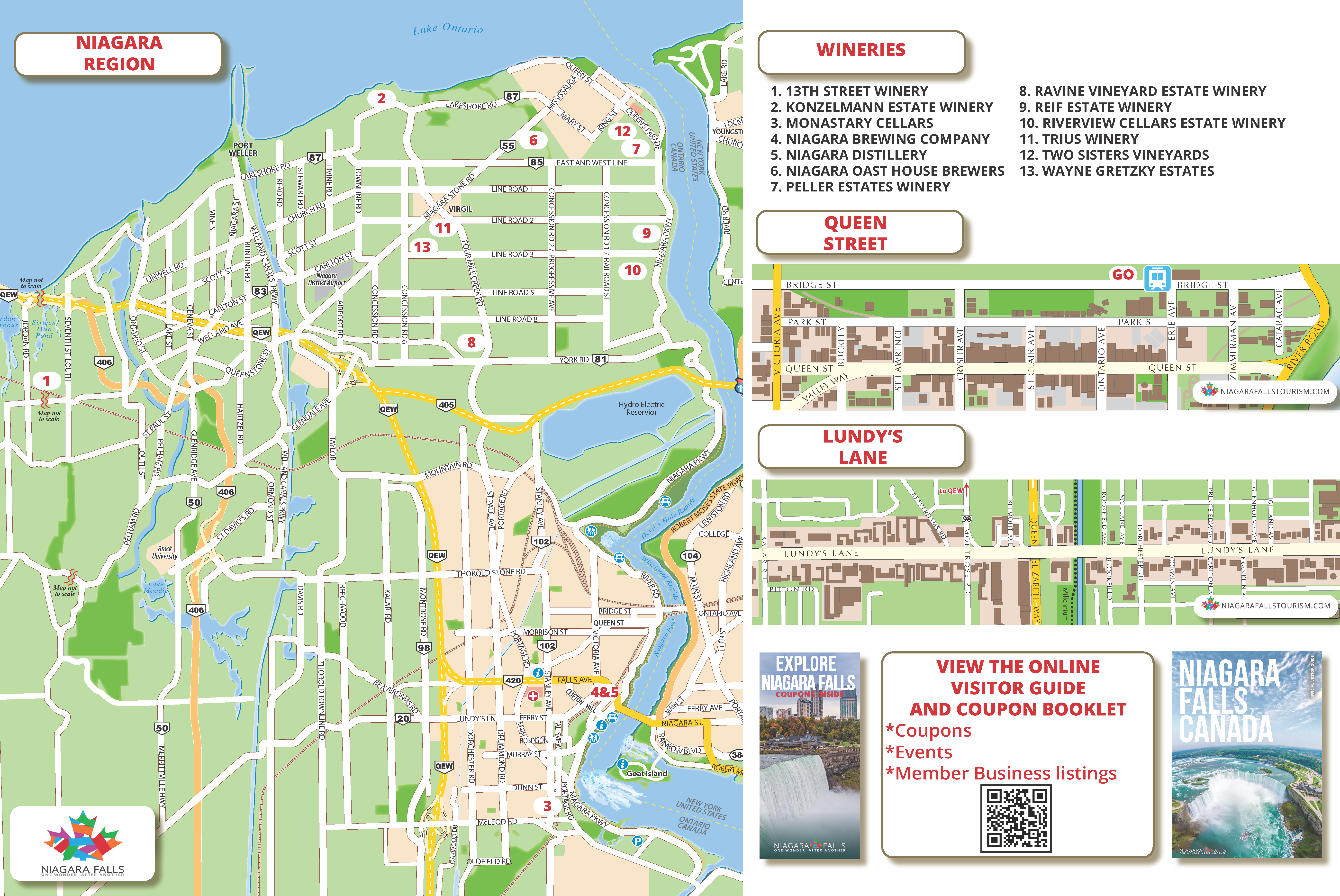 Niagara Falls Destination Map 2