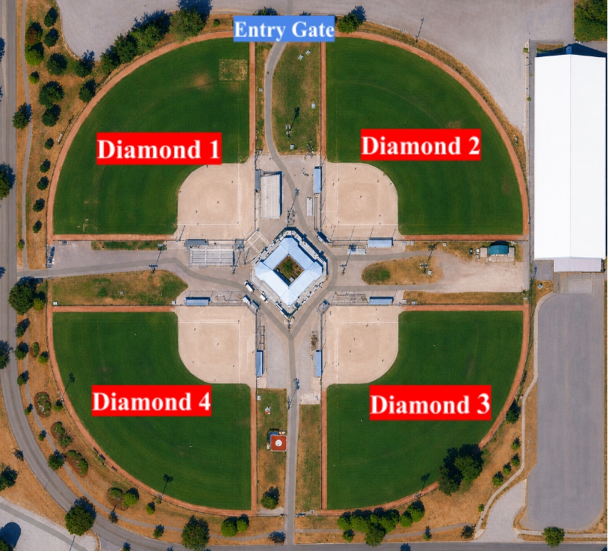 Softball City Map